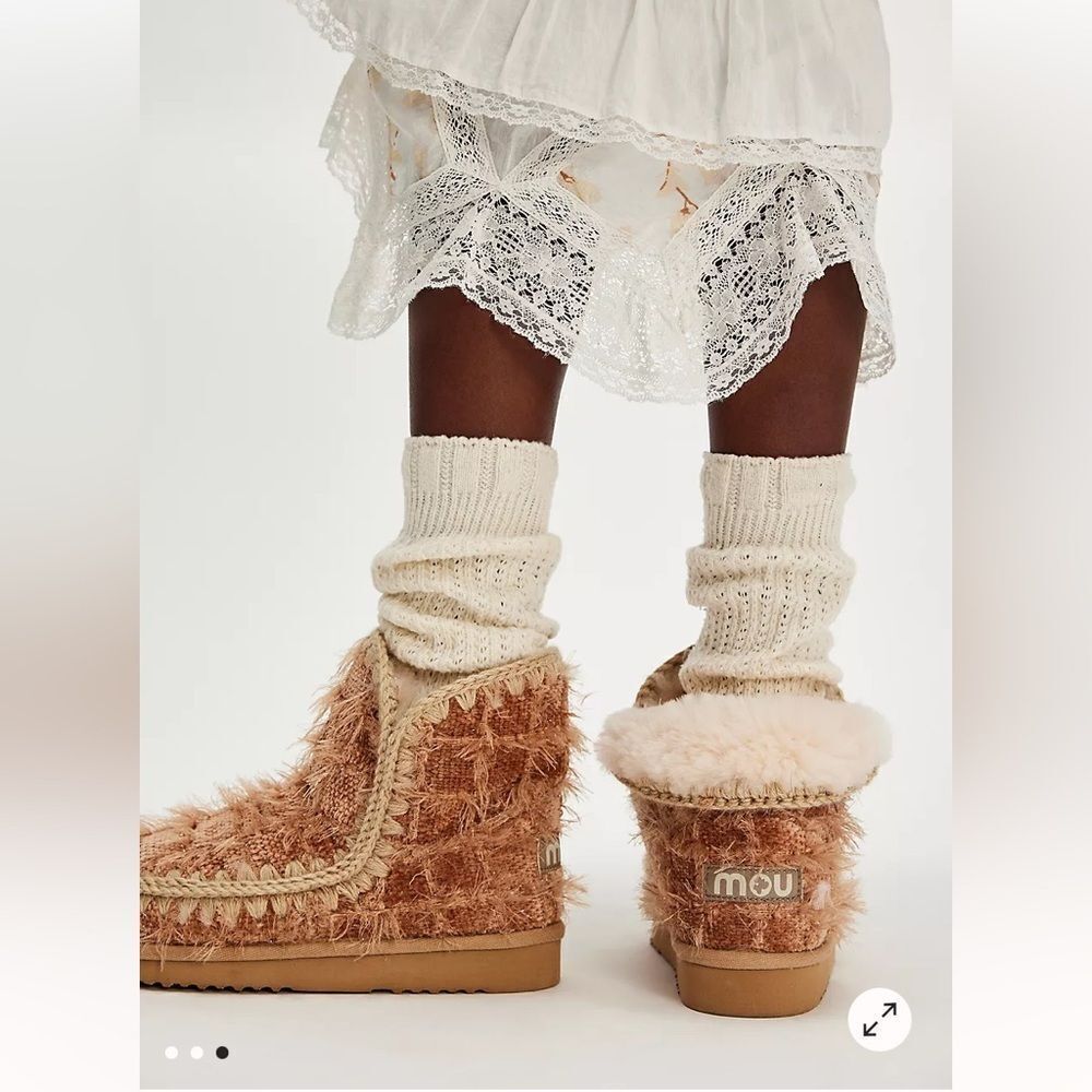 MOU Wooly Glacier Boots from Free People